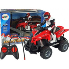 Lean Sport Import LEANToys Quad Zdalnie Sterowany Czerwony 27 Mhz 1:16 Na Baterie