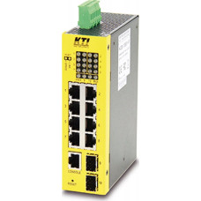 Noname Switch KTI KGS-1060-HP 10-portowy przełącznik przemysłowy Gigabit PoE