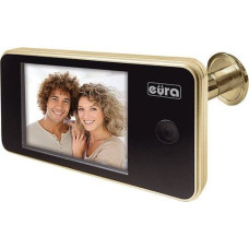 Eura Wideo-wizjer do drzwi EURA VDP-01C1 ERIS ZŁOTY 3,2'' LCD