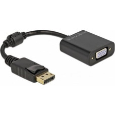 Delock Adapter AV Delock Adapter DisplayPort na VGA DELOCK 61006 Czarny