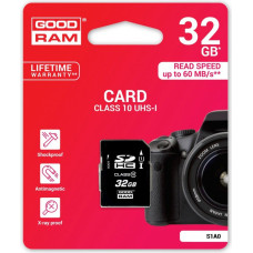 Goodram Karta GoodRam S1A0 SDHC 32 GB Class 10 UHS-I  (S1A0-0320R11)