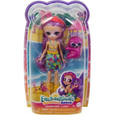 Mattel Lalka Enchantimals i zwierzątko, Leniwiec