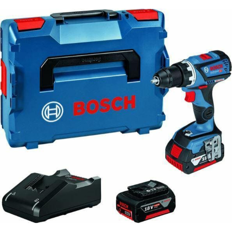 Bosch Wiertarko-wkrętarka Bosch GSR 18V-60 C 18 V 2 x akumulator 5 Ah (06019G110D)