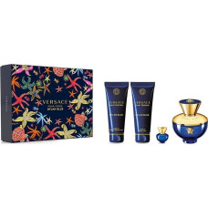 Versace Versace Pour Femme Dylan Blue zestaw woda perfumowana spray 100ml + miniatura wody perfumowanej 5ml + żel pod prysznic 100ml + balsam do ciała 100ml