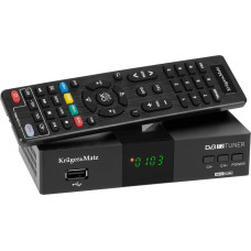 Kruger&Matz Tuner TV Kruger&Matz Tuner DVB-T2 H.265 HEVC Kruger&Matz HDMI SCART PVR EPG USB dekoder