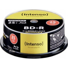 Intenso 1x25 Intenso BD-R 25GB printable 6x Speed, Cakebox