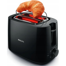 Philips Toster Philips Philips | Daily Collection Toaster | HD2583/90 | Number of slots 2 | Housing material Plastic | Black