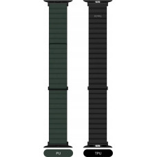 Jcpal Pasek JCPal FlexDuo do Apple Watch 42/44/45/49 mm czarny/zielony - Gwarancja bezpieczeństwa. Proste raty. Bezpłatna wysyłka od 170 zł.