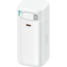 Usams Powerbank Usams USAMS Powerbank ze zwijanym kablem USB-C Retractable 18000 mAh PD45W Fast Charge XMF Series biały/white 20KCD21602 (US-CD216)