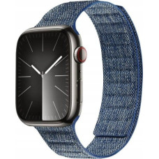 Crong Crong Melange - Pasek magnetyczny do Apple Watch 42/44/45/49 mm (niebieski melanż)