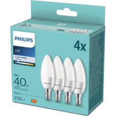 Philips Philips LED Lamp E14 4-Pack candle     40W 4000K