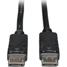 Eaton Kabel Eaton Eaton Tripp Lite Series DisplayPort Cable with Latching Connectors, 4K 60 Hz (M/M), Black, 15 ft. (4.57 m) - DisplayPort-Kabel - DisplayPort (M) zu DisplayPort (M) - 4.6 m - Schwarz