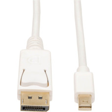 Eaton Kabel Eaton Eaton Tripp Lite Series Mini DisplayPort to DisplayPort Adapter Cable, 4K 60Hz (M/M), DP Latching Connector, White, 6 ft. (1.8 m) - DisplayPort-Kabel - Mini DisplayPort (M) zu DisplayPort (M) - 1.83 m - weiss