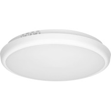 Orno Lampa sufitowa Orno CERS LED 16W, plafon z mikrofalowym czujnikiem ruchu, 1300lm, IP65, 4000K, poliwęglan mleczny, biały, funkcja przyciemnienia