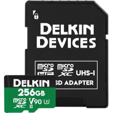 Delkin Karta Delkin Delkin microSD Power 2000x UHS-II (V90) R300/W250 256GB