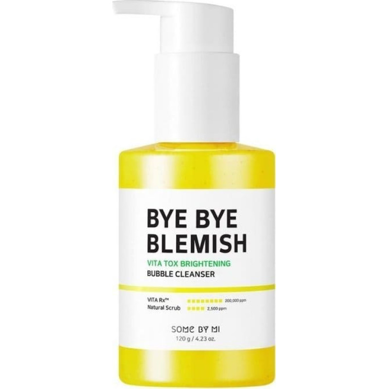 Some By Mi Bye Bye Blemish Vita Brightening Bubble Cleanser odżywcza pianka oczyszczająca do twarzy 120g