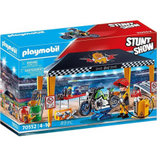 Playmobil Pokaz Kaskaderski: Namiot Serwisowy (70552)