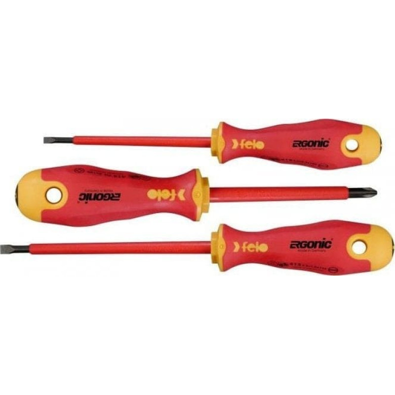 Felo FELO SCREWDRIVERS SET. 3 pcs. ERGO VDE