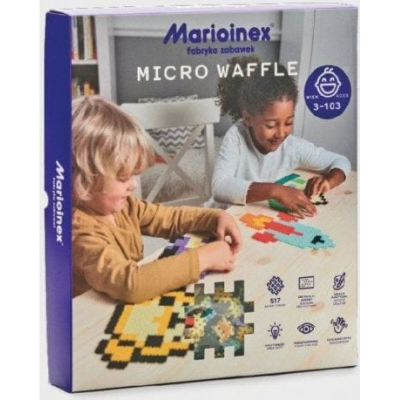 Marioinex Klocki Micro Waffle 517 elementów