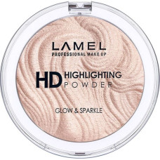 Lamel Insta Puder rozświetlający do twarzy HD Highlihting Glow&Sparkle nr 402 12g