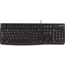 Logitech Klawiatura Logitech K120 Przewodowa Czarna US (920-002644)