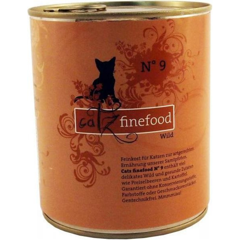 Catz Finefood N.09 Dziczyzna puszka 800g