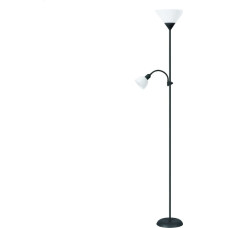 Platinet Lampa podłogowa Platinet PLATINET FLOOR LAMP E27+E14 BLACK [45178]