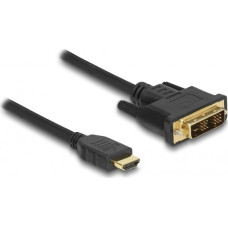 Delock Kabel Delock HDMI - DVI-D 1m czarny (85582)