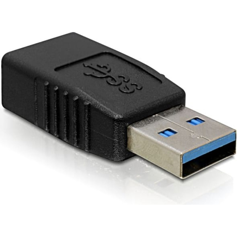 Delock Adapter USB Delock USB - USB Czarny  (65174)