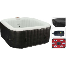 Xq Max Jacuzzi ogrodowe XQ Max XQ Max Nadmuchiwana wanna z hydromasażem, 145x145x65 cm, czarno-białe