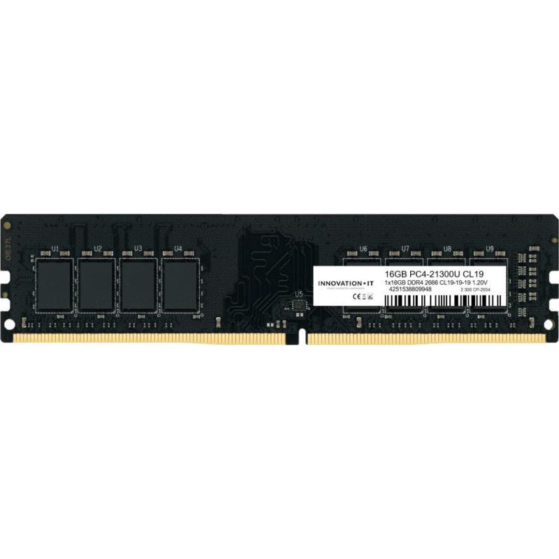 Innovation It Pamięć Innovation IT DDR4, 16 GB, 2666MHz, CL19 (Inno16G26662GS)