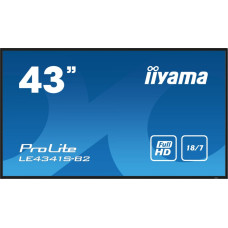 Iiyama Monitor iiyama Monitor 42.5 cala ProLite LE4341S-B2 IPS,FHD,18/7,LAN,HDMI