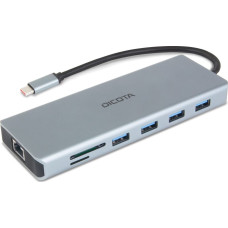 Dicota Stacja/replikator Dicota Stacja dokujšca USB-C 13 w 1 Dock 4K HDMI/DP PD 100W