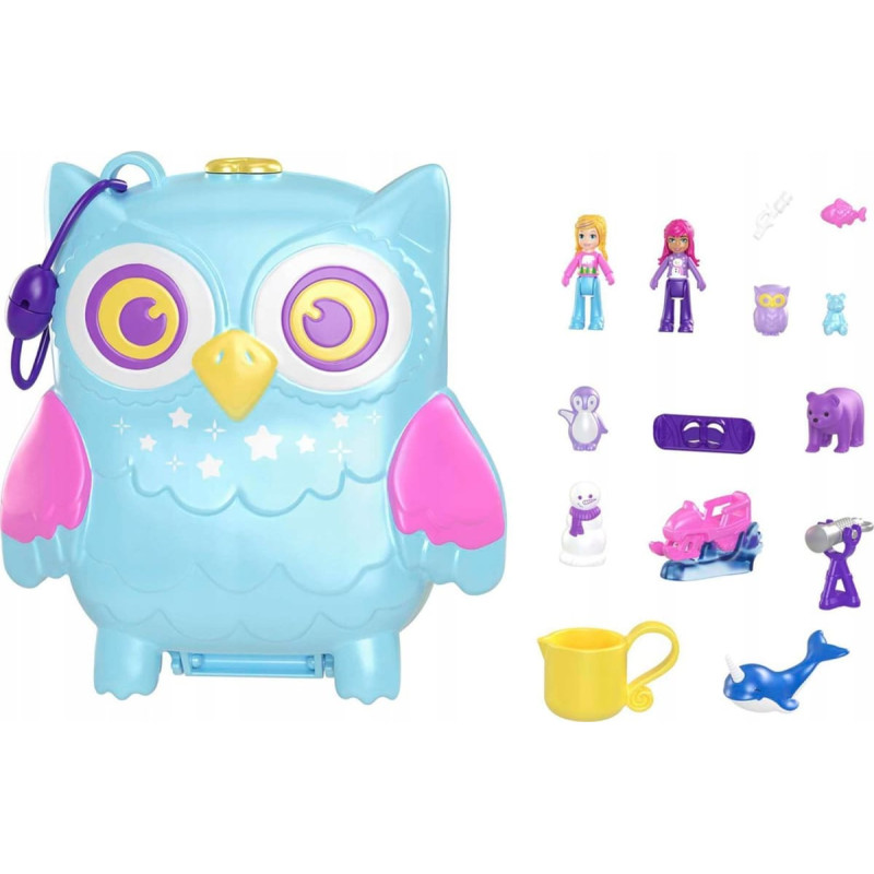 Mattel Figurka Mattel Zestaw z figurkami Polly Pocket Piżama Party Sówki