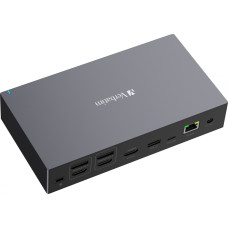 Verbatim Stacja/replikator Verbatim Stacja dokująca Verbatim USB-C Pro CDS-17 3xHDMI 2xDP RJ-45 5xUSB 2xUSB-C SD microSD DC audio