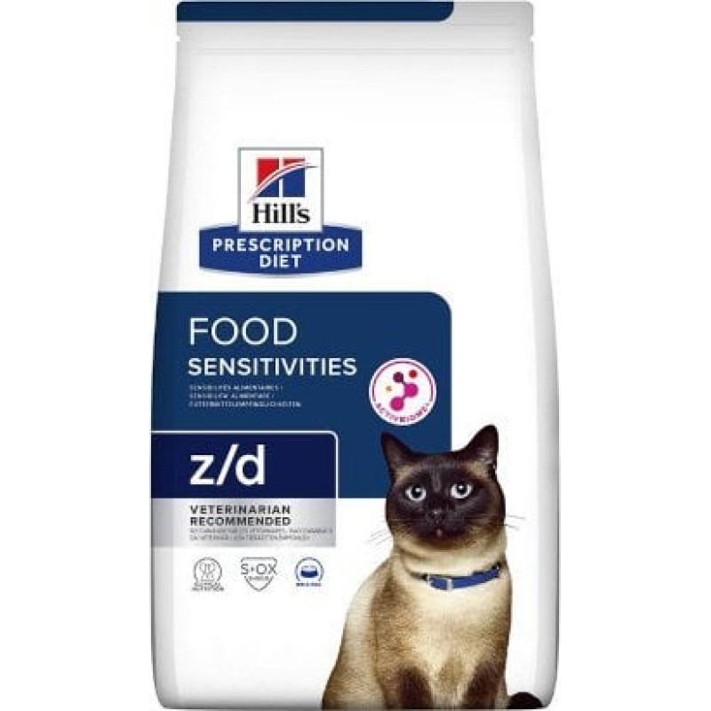 Hills HILL'S Prescription Diet Feline Food Sensitivities Z/D - sucha karma dla kota - 1,5 kg