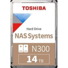 Toshiba Dysk serwerowy Toshiba Toshiba N300 NAS 3.5 14TB (256MB) BULK Toshiba