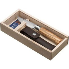 Opinel Opinel No. 08 Olive wood + sheath in pencil box