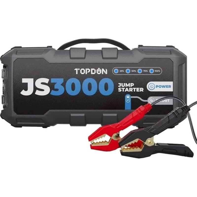 Viking TOPDON Car Jump Starter JumpSurge 3000, 24000 mAh