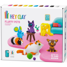 Tm Toys Hey Clay Masa plastyczna Puchate zwierzaki