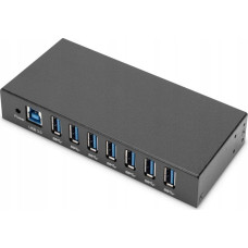 Digitus HUB USB Digitus USB Hub Digitus 7-Port USB 3.0 Hub, Industrial