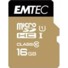 Emtec Karta Emtec Elite Gold MicroSDHC 16 GB Class 10 UHS-I/U1  (ECMSDM16GHC10GP)