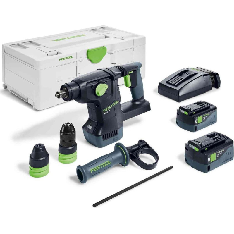 Festool Młotowiertarka Festool Akumulatorowa młotowiertarka z funkcją kucia KHC 18 5,0 EBI-Plus (577448)