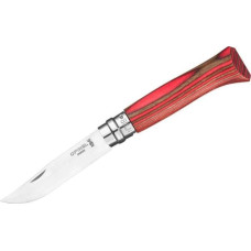 Opinel Nóż Opinel Inox Laminated Red Natural 08