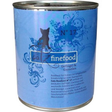 Catz Finefood N.17 Drób i Krewetki puszka 800g