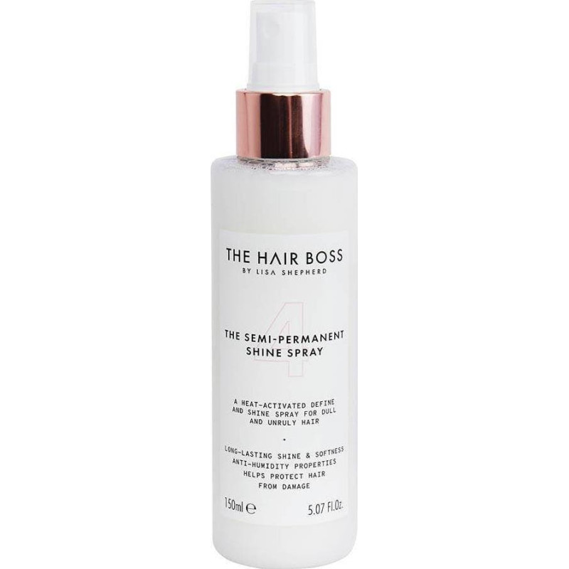 The Hair Boss THE HAIR BOSS_By Lisa Shepherd The Semi-Permanent Shine Spray spray nadający włosom blasku 150ml