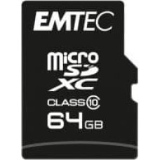 Emtec Karta Emtec Emtec Micro SDHC ECMSDM64GXC10CG 64 GB MicroSDHC Klasa 10