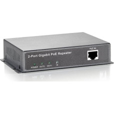 Levelone Konwerter światłowodowy LevelOne LEVEL ONE POR-0122 2-Port Gigabit PoE Repeater - 552043