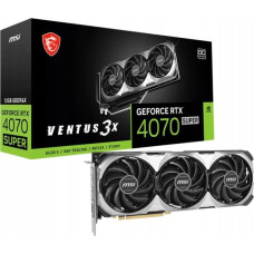 MSI Karta graficzna MSI GeForce RTX 4070 SUPER 12G VENTUS 3X OC