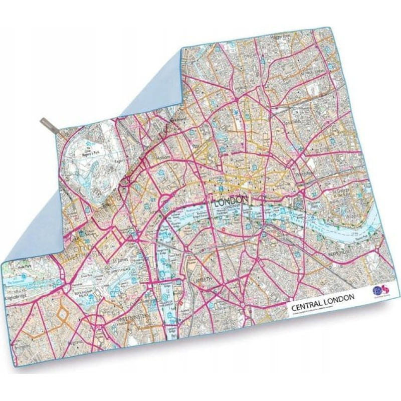 Lifeventure Ręcznik szybkoschnący SoftFibre OS Map Giant, Central London